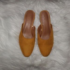 Universal Thread Mustard Mules